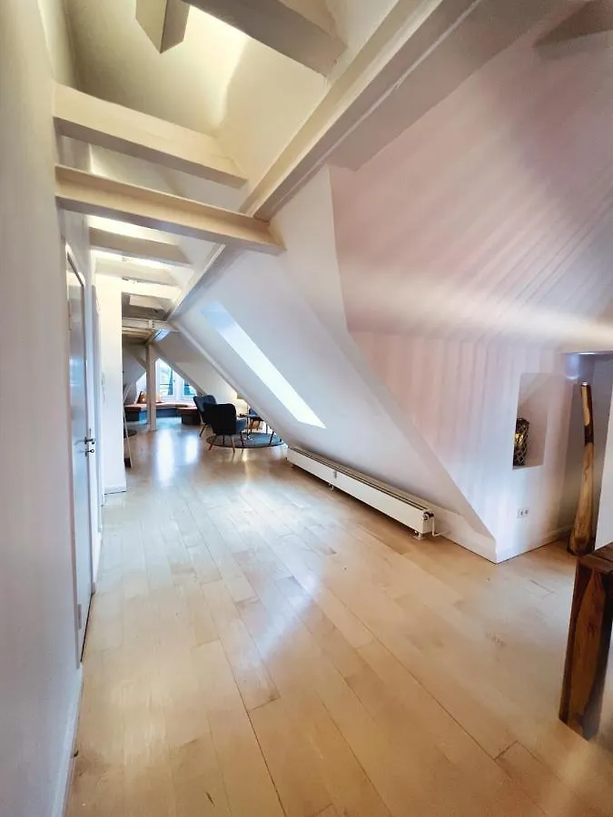 함브루크 Loft-Panoramablick-Hafen & Elbe! 아파트 0*,