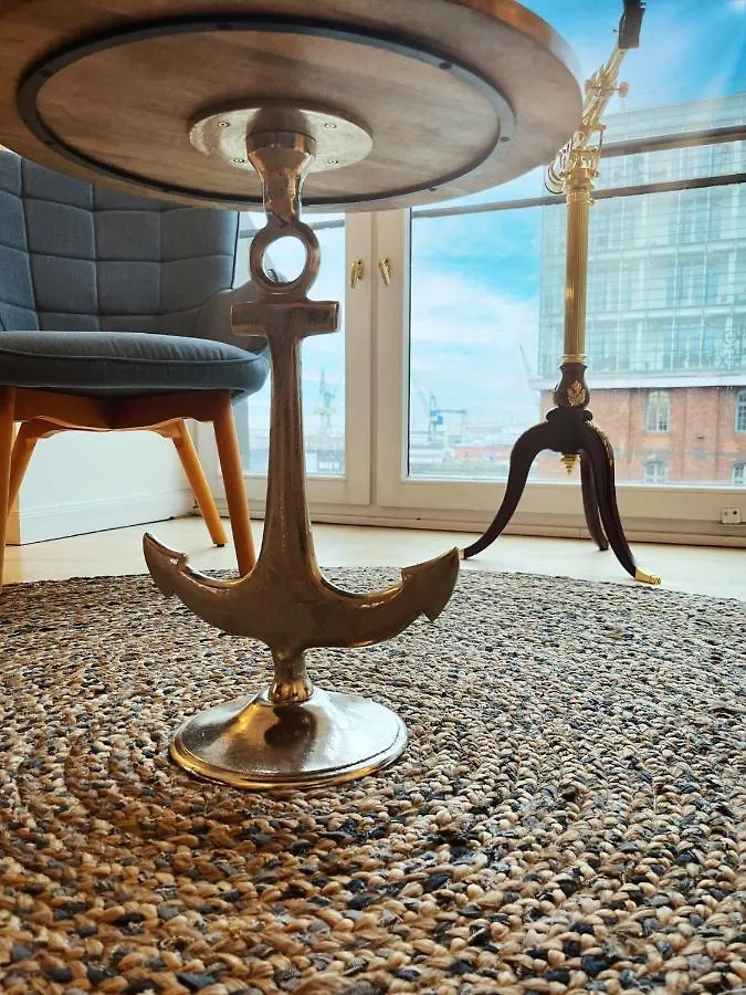 Loft-Panoramablick-Hafen & Elbe! Apartment Hamburg