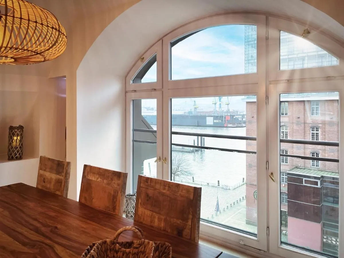 Loft-Panoramablick-Hafen & Elbe! Apartment Hamburg 0*,
