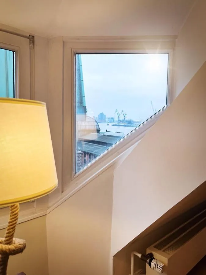Loft-Panoramablick-Hafen & Elbe! Apartment Hamburg